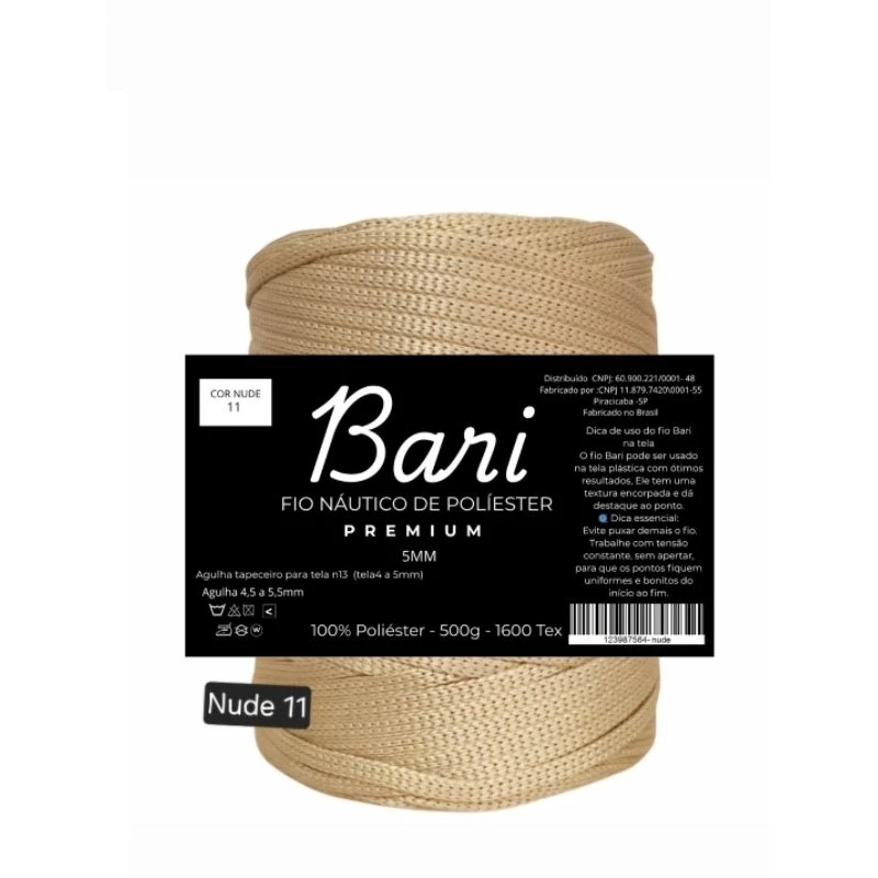 Fios Bari- premium poliester 5mm
